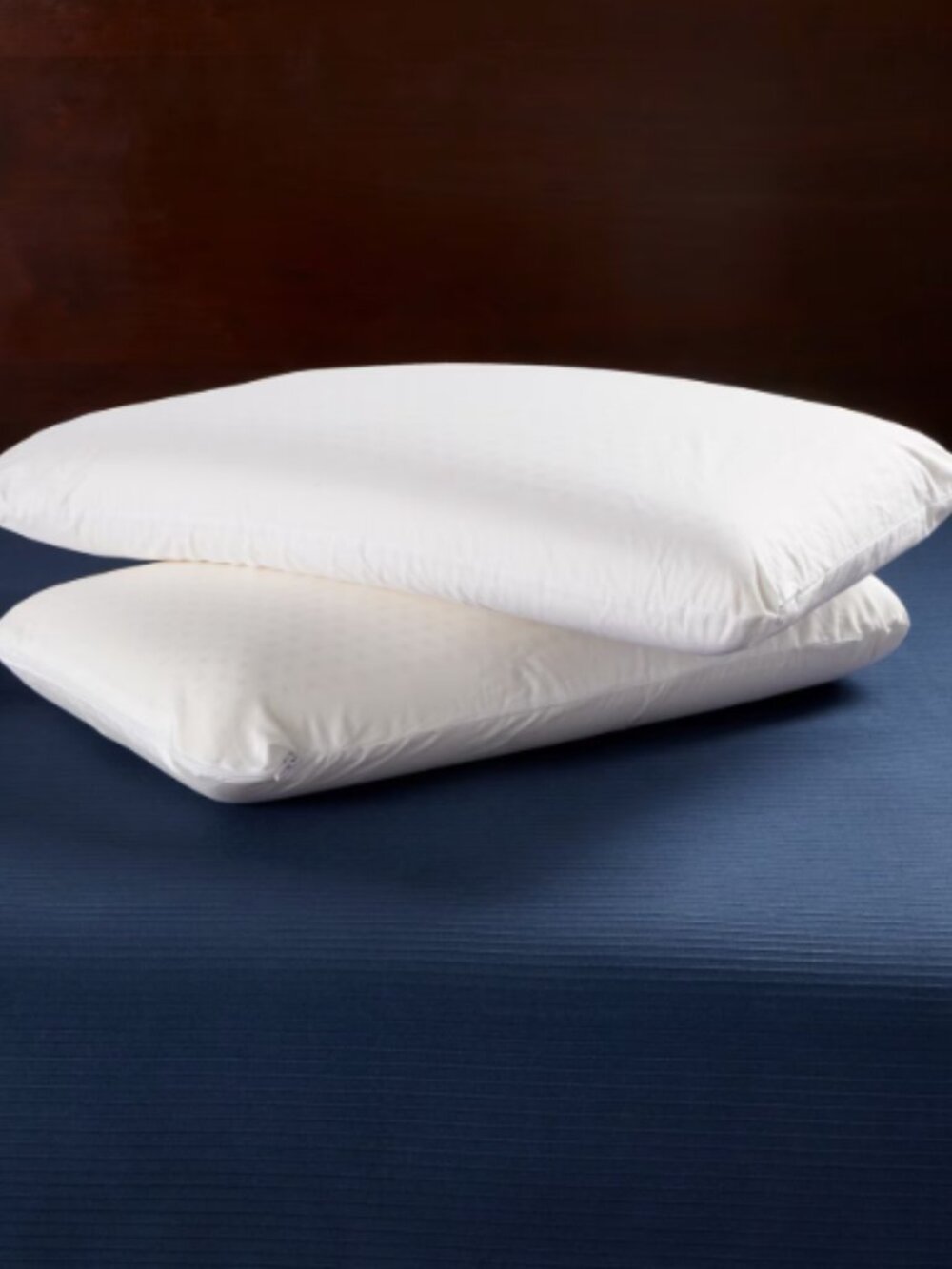 One (1) Natural Latex Hypoallergenic Foam Queen Pillow The Vermont Country Store